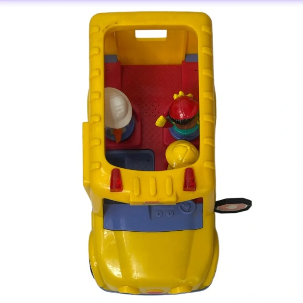 Little People Little Movers Yellow School Bus 2001 Vintage Fisher Price Toy Set